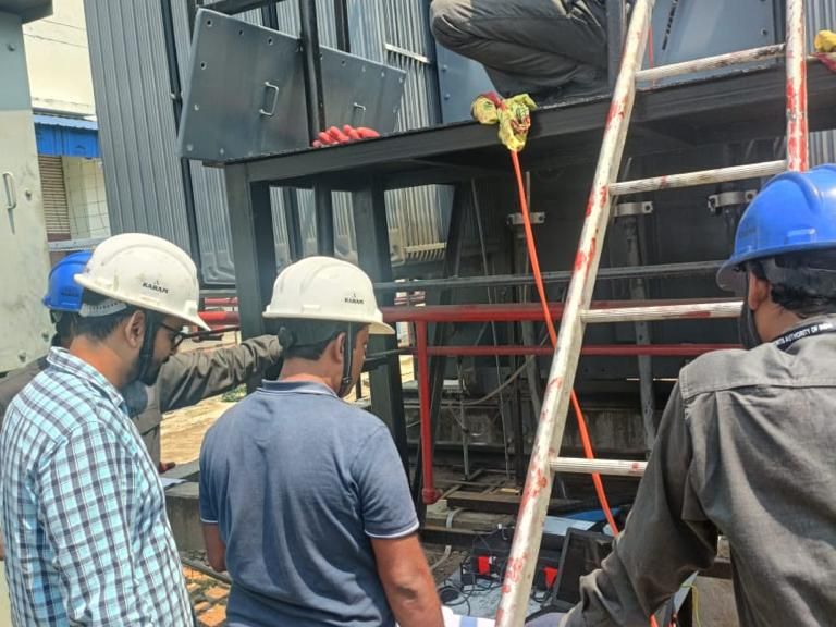 On-site electrical & mechanical works