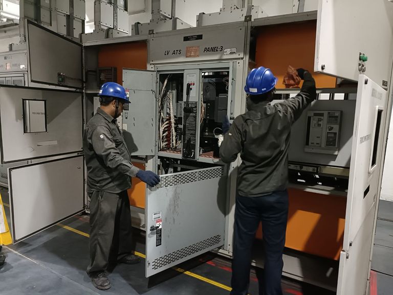 On-site electrical & mechanical works