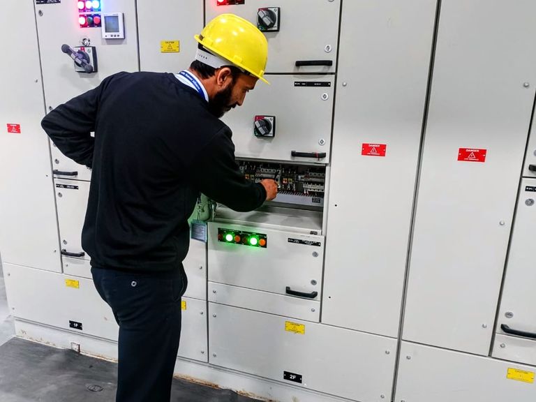 On-site electrical & mechanical works
