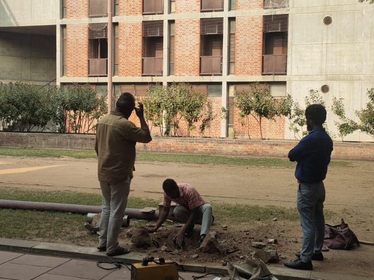 On-site electrical & mechanical works